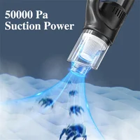 Wireless Handheld Vacuum Cleaner Cordless Handheld Chargeable Auto Vacuum for Home & Car & Pet Mini Vacuum Cleaner 50000Pa 3