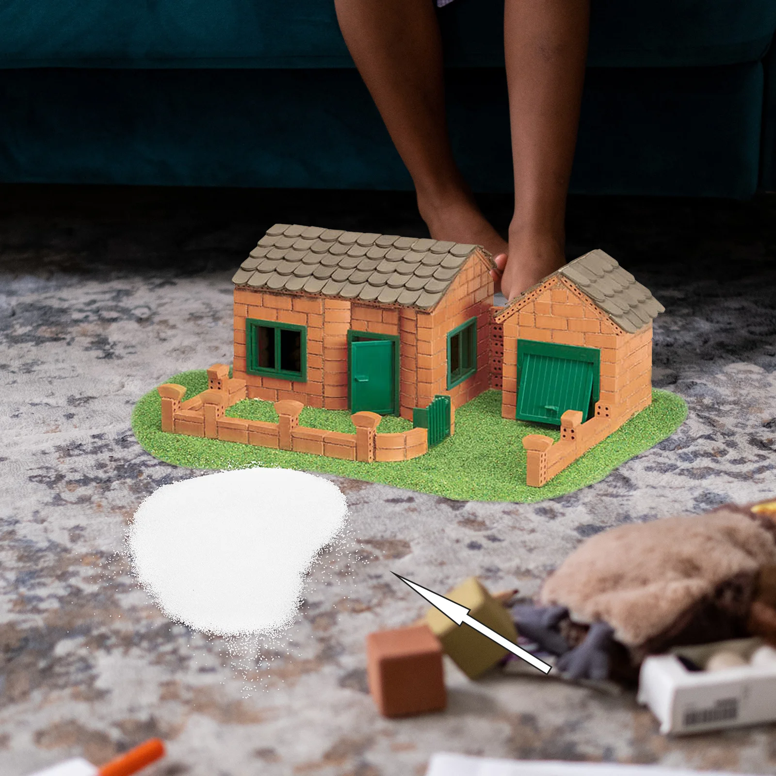 ทรายควอตซ์ธรรมชาติ วัสดุตกแต่งสำหรับงานฝีมือ โต๊ะทรายจิ๋ว งานศิลปะสร้างสรรค์