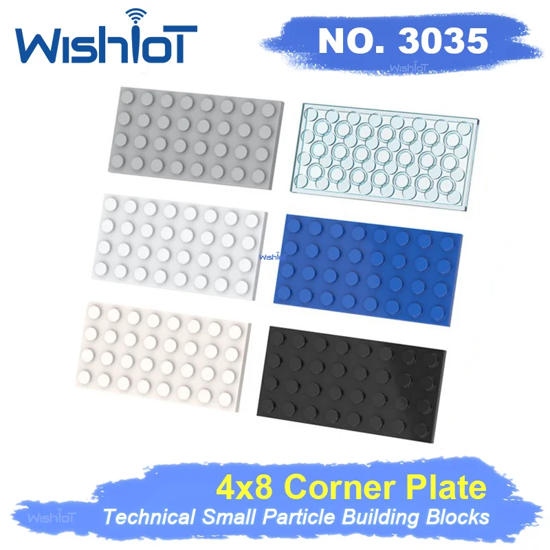 

DIY Building Blocks Thin Figures Bricks 4x8 Dots Educational Creative Size Compatible With 3035 Toys for Children