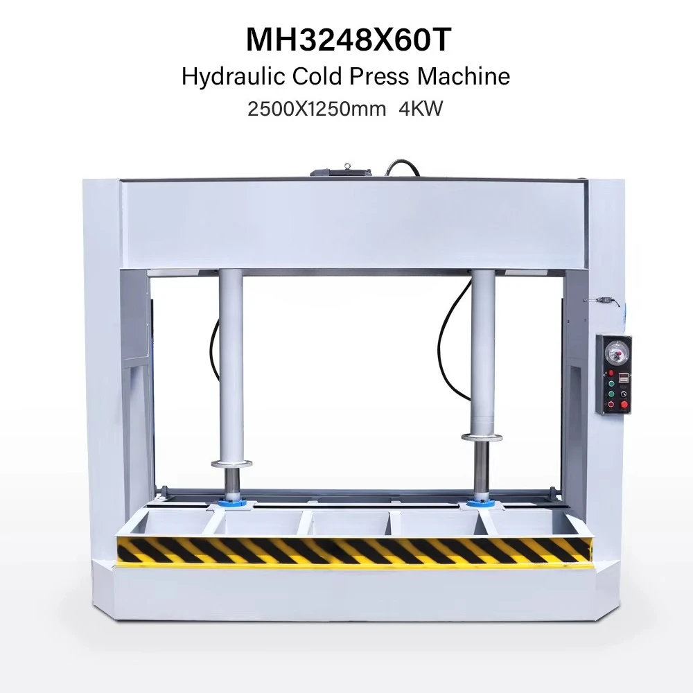 Woodworking Hydraulic Wood Door Cold Press Machine 50 Tons With Strong Structure
