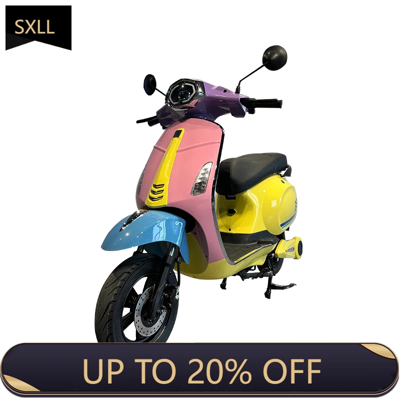 

New design electric scooter custom motor 10 inch double disc moped