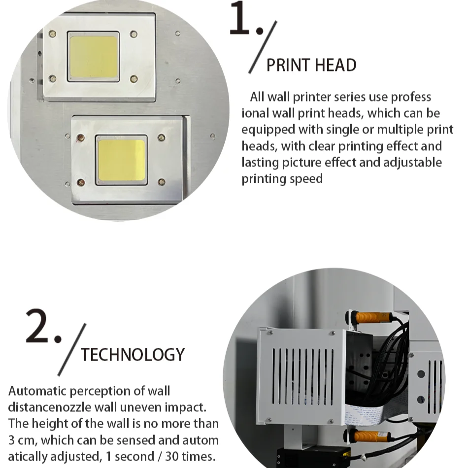 Vertical 3D 5D 6D Wall Printer Laser UV Wall Printing Machine Automatic Printing Tool on Metal Glass Tile Wood Mural Photo