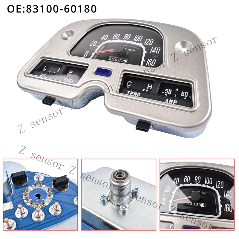 RRR+ New Speedometer Gauge Cluster For Toyota Land Cruiser FJ40 FJ45 BJ40 1974-1980