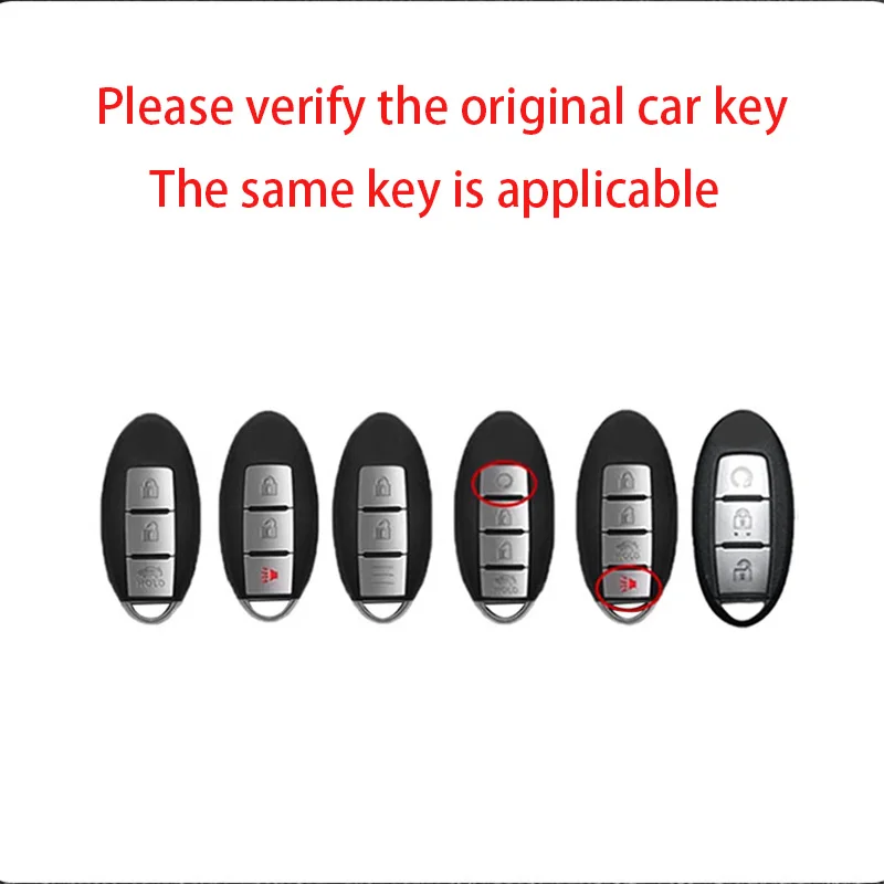 Car Key Fob Case Cover For Infiniti G25 G35 G37 Q40 Q50 Q60 Q70 Q80 QX50 QX56 QX60 QX70 QX80 EX35 FX35 FX45 M35 M37 M45 M56 JX35 view 3