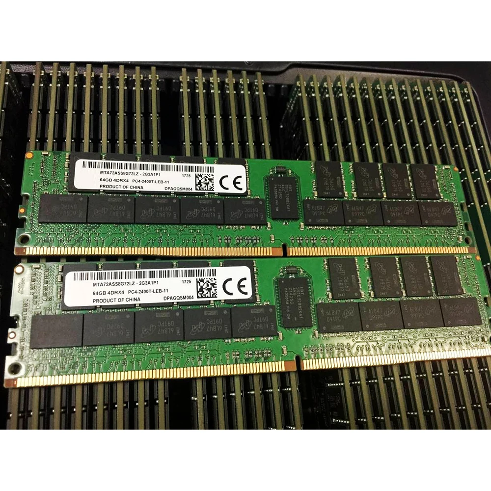 1 шт. для MT RAM 64 Гб 64G PC4-2400T DDR4 ECC REG LRDIMM 4DRX4