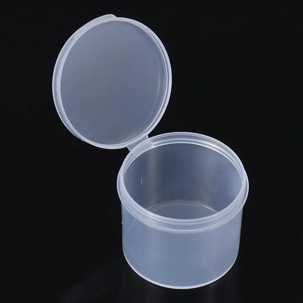 Plastic Round Hardware Case Small Storage Box Beads Container Pill Chip Box Jewelry Organizer Case