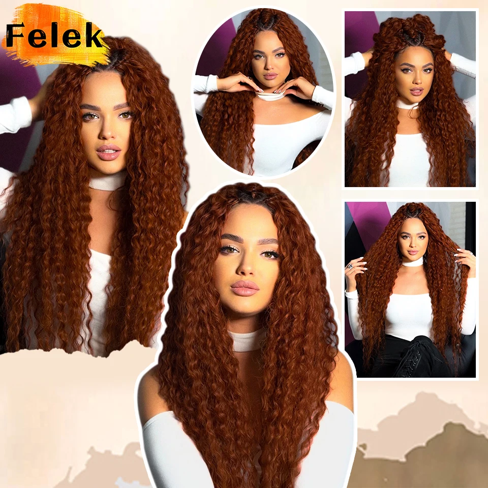 Extensiones de cabello para trenzar rizado burdeos sintético rizos Ariel crochet ombre verde agua wave twist afro 4