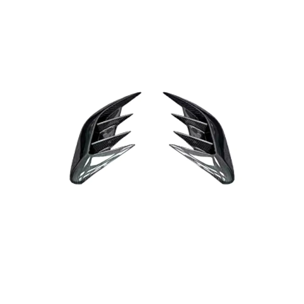 Carbon Fiber Rear Bumper Canards for  RX350 RX350H RX450 Rear Bumper Trims