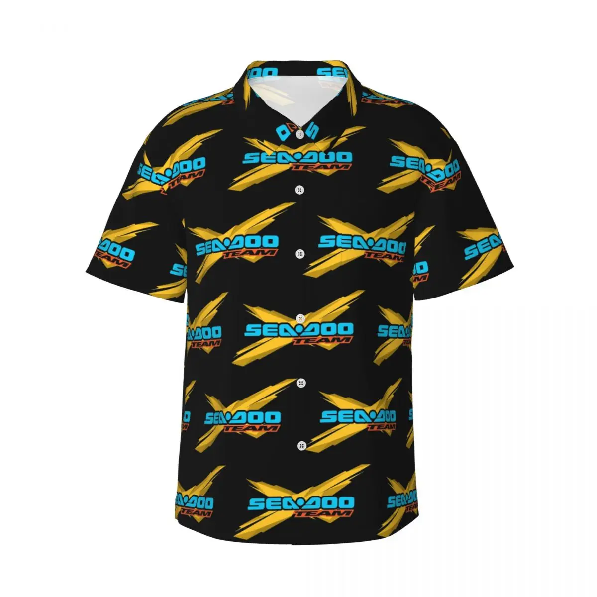 

Sea Doo Team Rxt Brt Marine Men's Shirts Hawaiian Short Sleeve Shirt Fashion Button Tops for Summer Beach