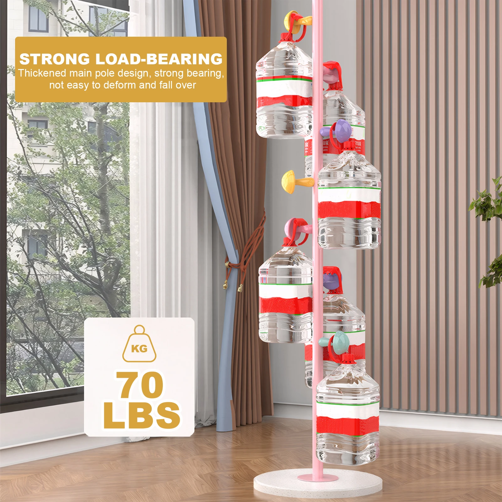 

Металлическая напольная вешалка-стойка для одежды Mushroom Space Saving, цветная, для хранения и сушки одежды, органайзер для вещей