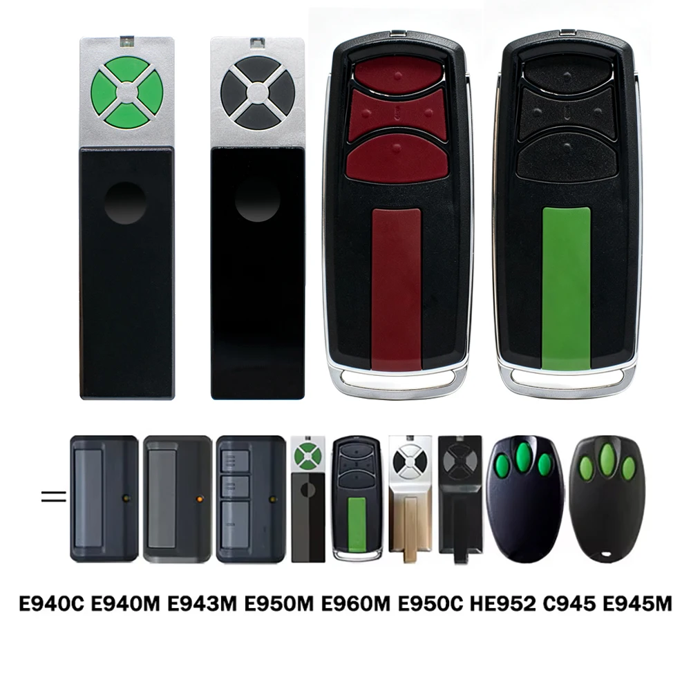 2pcs E940C E950C HOMENTRY HE952 Merlin E960M E950M E945M E943M E940M C945 Grifco+ 2.0 E960 Garage Gate Remote Control 433MHz