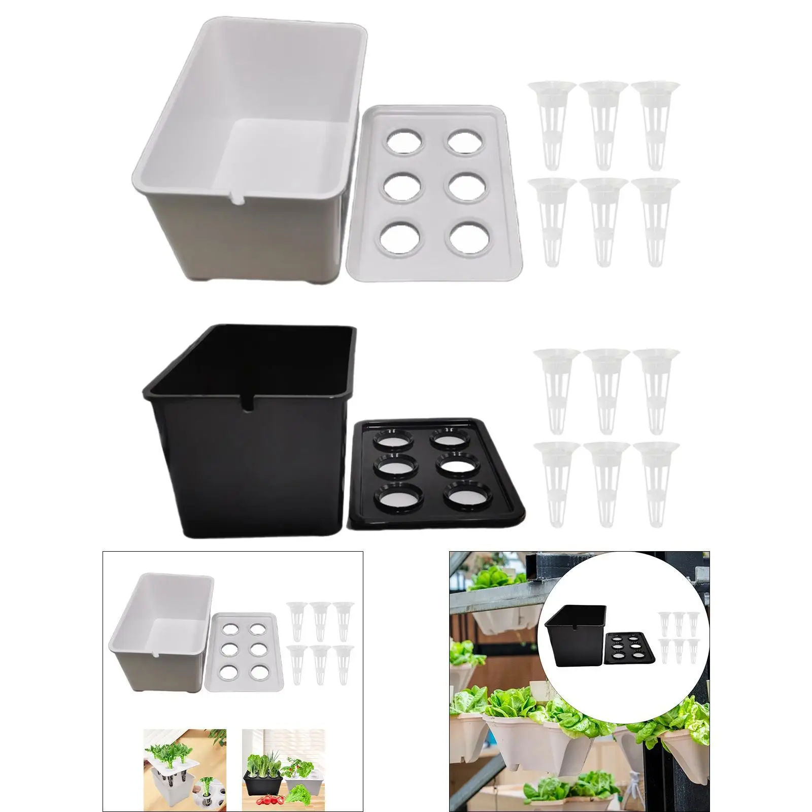 

Система для выращивания растений методом гидропоники, практичный и прочный контейнер для посадки, простой в использовании, удобный набор для гидропоники для офиса