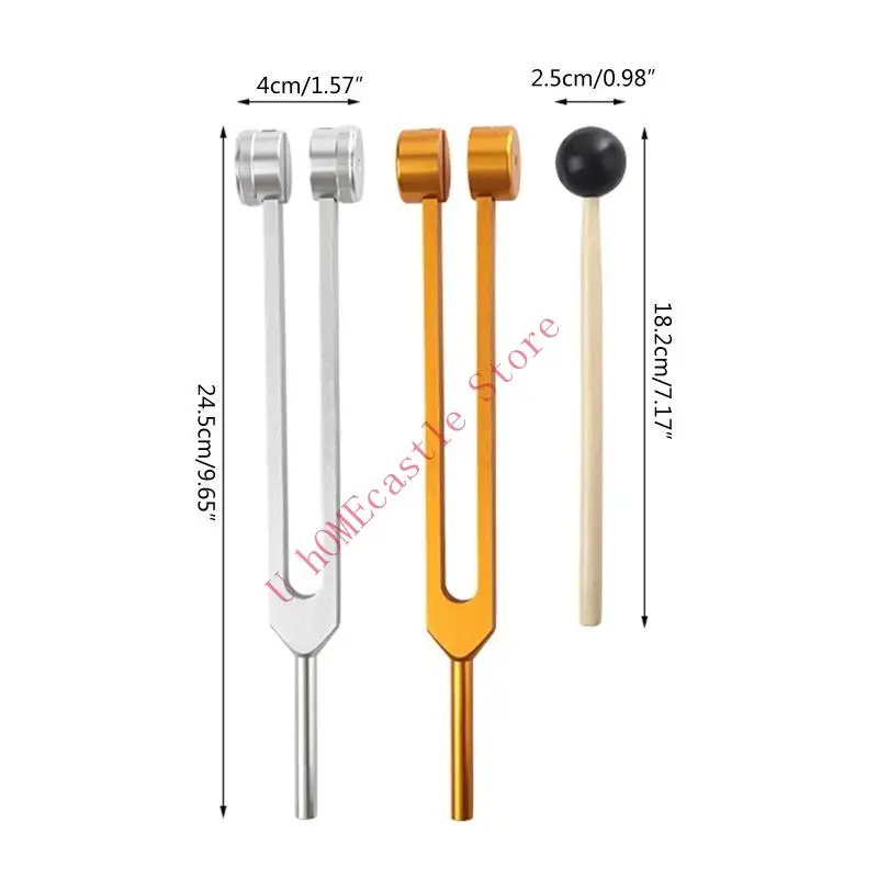 63HF Portable Medical Tuning Sensory Fork Instrument 64 Hz Non-Magnetic 24.5cm/9.6in