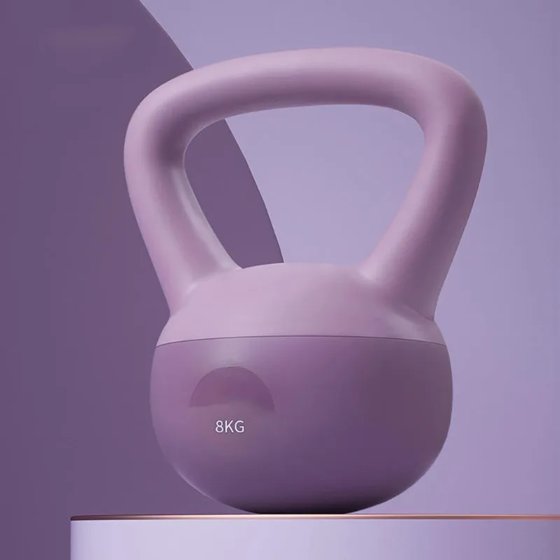 Small PVC Soft Kettlebell Dumbbell Model 002 Suitable for Ladies Home Fitness Arm Muscle and Squat Workout