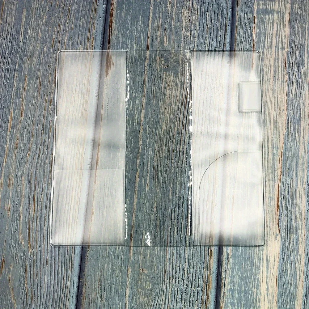 Custodia protettiva in PVC trasparente per agenda settimanale - Cover per blocco note con motivo decorativo per ufficio e scuola