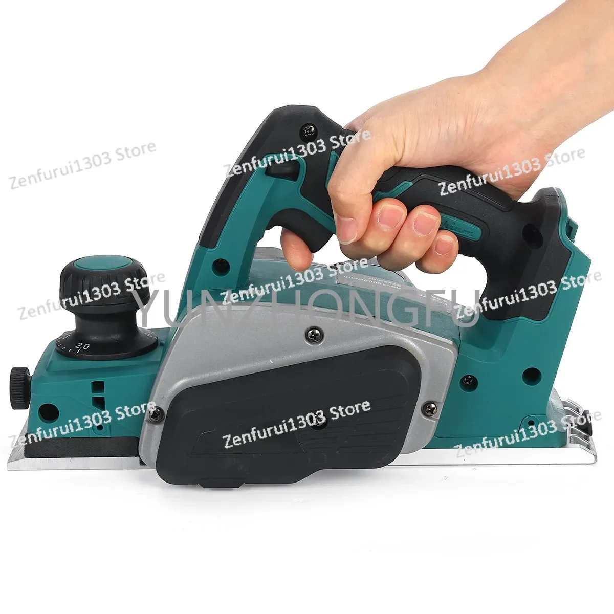 82mm Rechargeable Lithium Battery Cordless Electric Planer Portable Wood Edge Trimmer 0-2mm Planing Machine