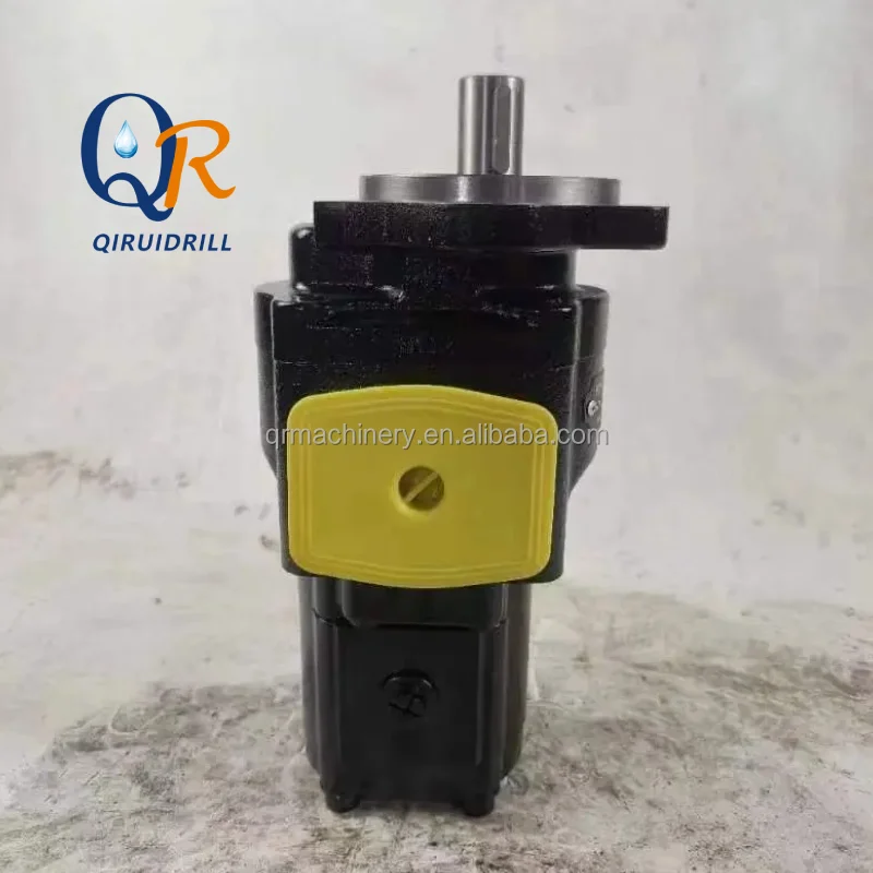 Industrial Three Stage Hydraulic Gear Pump Customizable Hydraulic Oil Pump Wholesale For Construction Machinery Use