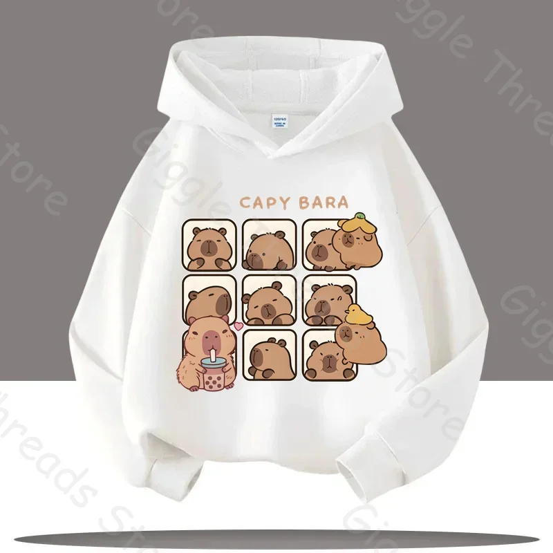 الراحة المثالية للأطفال: هوديس كابيبارا اللطيفة تقدم الابتسامات مع نسيج فائق النعومة ونمط كرتوني ممتع للجميع