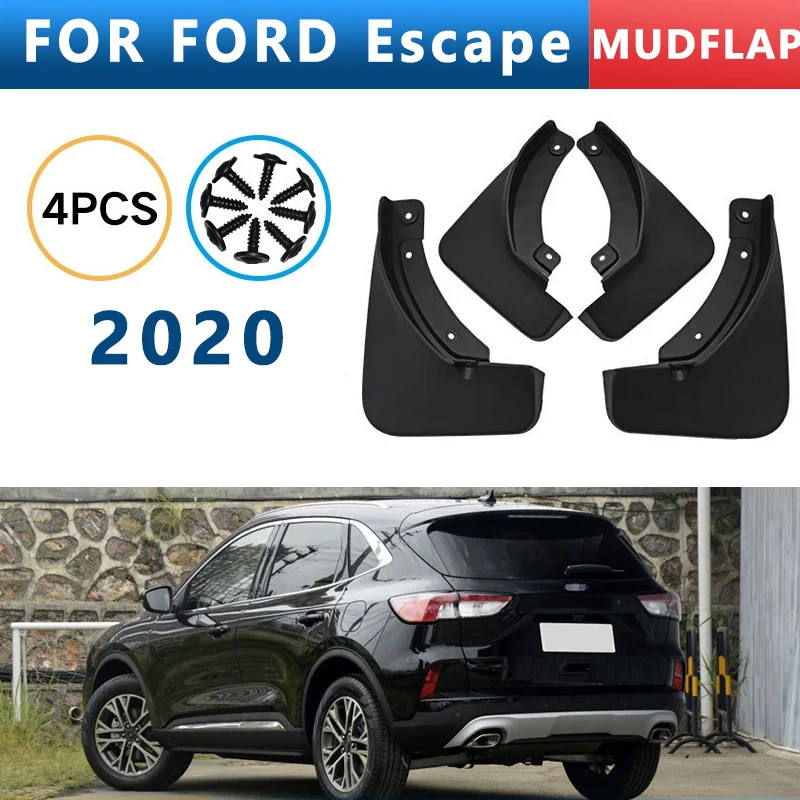 

Mud Flaps Fit for FORD Escape 2020 Mudguards Tire Fenders Splash Proof Accessories Wheel Guards 4ps