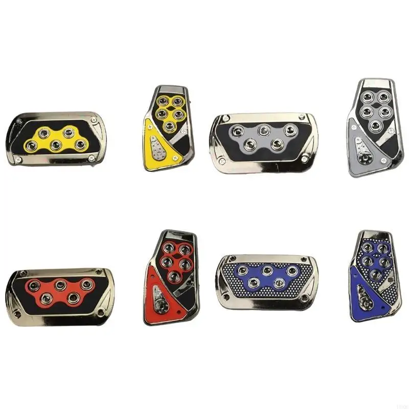 Gas Brake Pedal Pad Universal for Automatic Transmission No Drilling Foot Pedals New