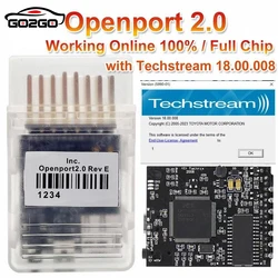 Tactrix Openport 2.0 Gold Full Chip J2534 ECU FLASH Will Not Lock Device Support WIN10 ECU Program Chip Tuning Tool