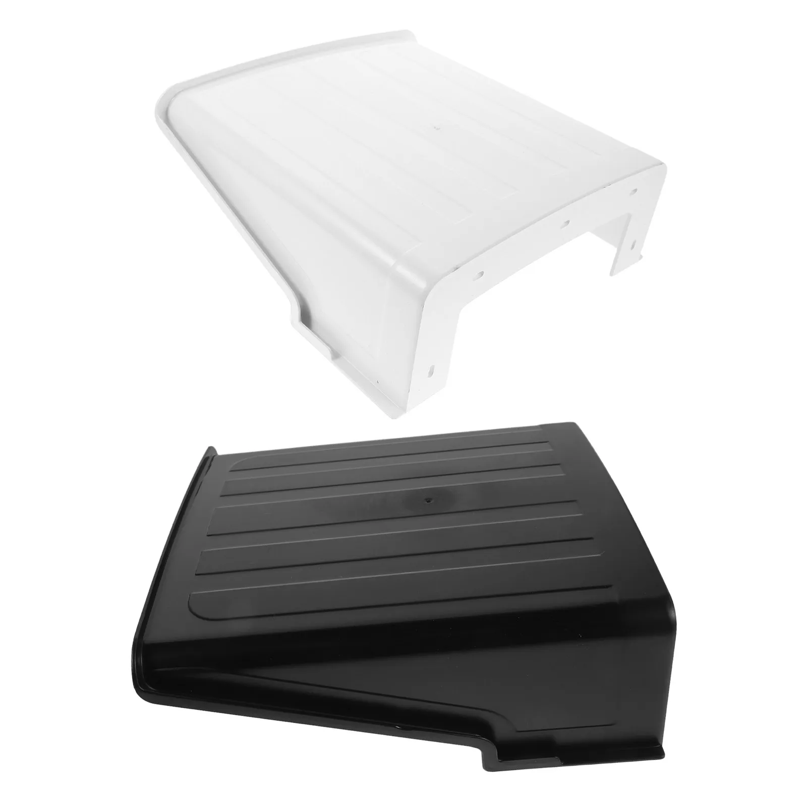 2Pcs Camera Protective Cover Outdoor Waterproof Sun Rain Shield Security Camera Dust Cover Uv Resistant Plastic All Weather
