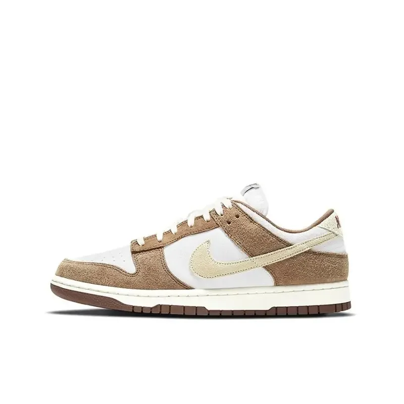Nike Dunk Low Retro Pria Anti-Slip Shock-Absorbing Tahan Aus Nyaman Low-Top Sepatu Skateboard Sepatu DJ6188-003