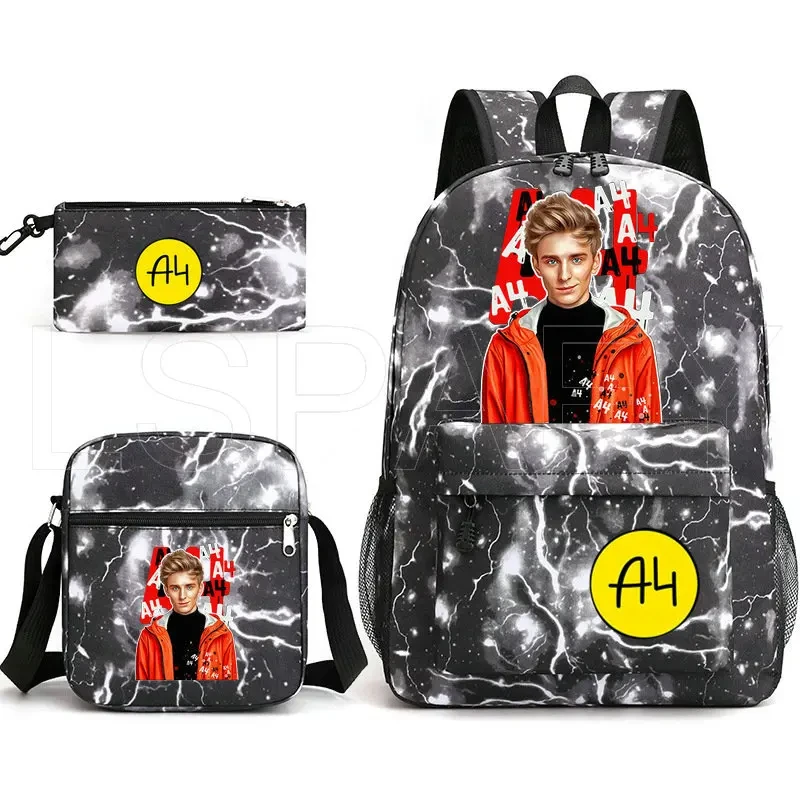 Merch Vlad A4 backpack Elementary Bookbag Travel Rucksack Cartoon Primary School Student Satchel Mochila Infantil