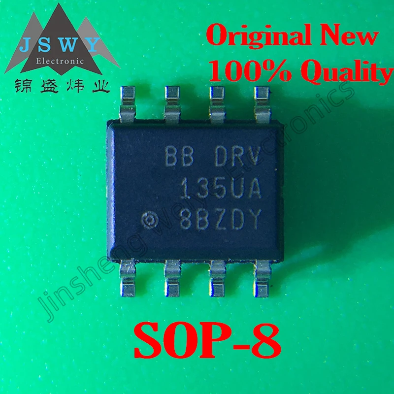 

(2/10pcs) DRV135UA DRV135UA/2K5 SOP-8/Audio Balanced Line Driver Chip/New Genuine In Stock Eletronics
