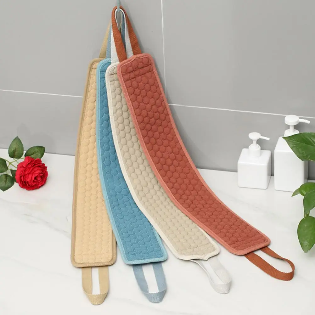 

Shower Exfoliating Bath Belt Back Scrubber Deep Mud Clean Body Washcloth Rear Scrub Pull Strap Deep Clean Invigorate Skin