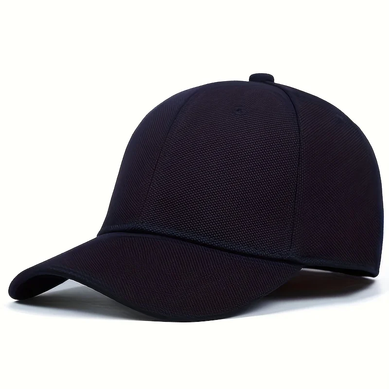 Herren Baseballkappe mit Rückverschluss Hip-Hop-Kappen Frühling Sommer Sonnenhüte Damen Snapback-Hüte Leichte Einfarbige Baseballkappen – Detail 4