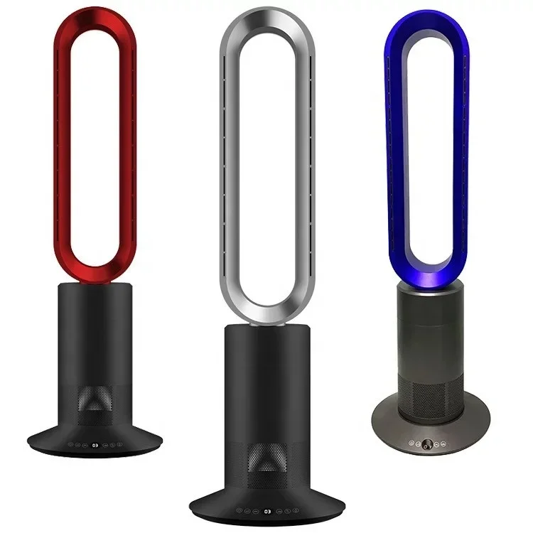 Ptc Heater Appliances Electrical Standing Fan Home Electric Heater Air Conditioner Fan Heating Cooling Bladeless Tower Fan