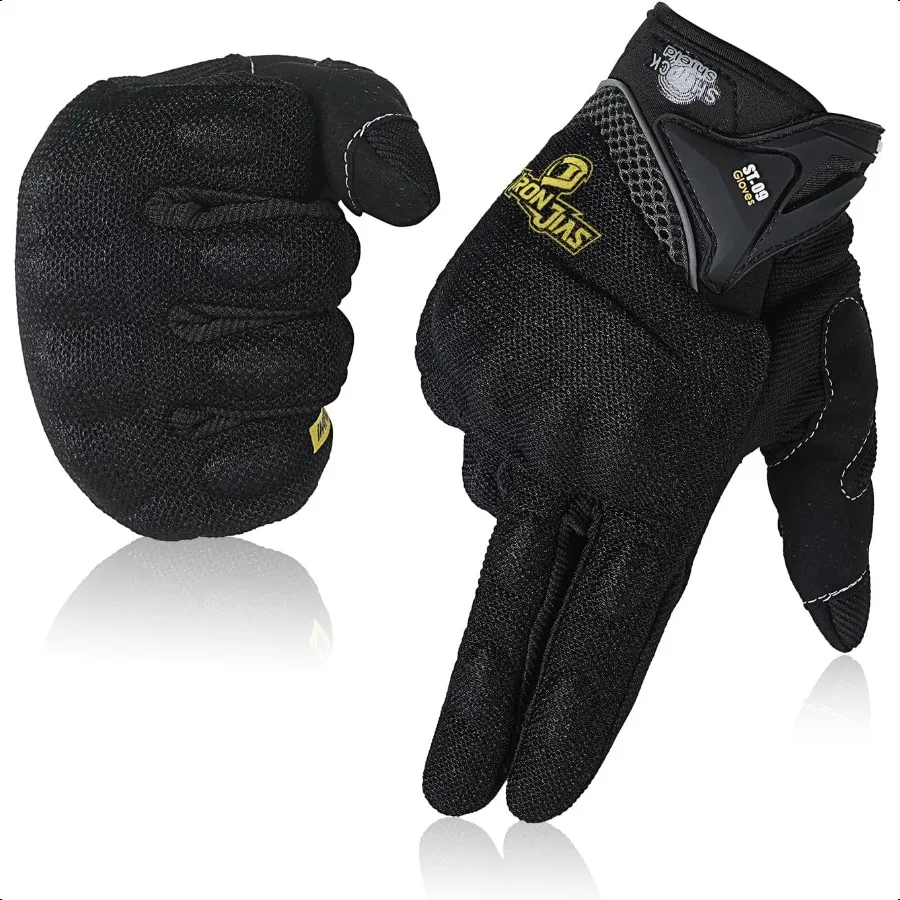 ถุงมือขี่รถจักรยานยนต์หน้าจอสัมผัสถุงมือเต็มนิ้วมอเตอร์ครอสโรดเรซซิ่งไบค์กีฬากลางแจ้งสำหรับผู้หญิงผู้ชาย