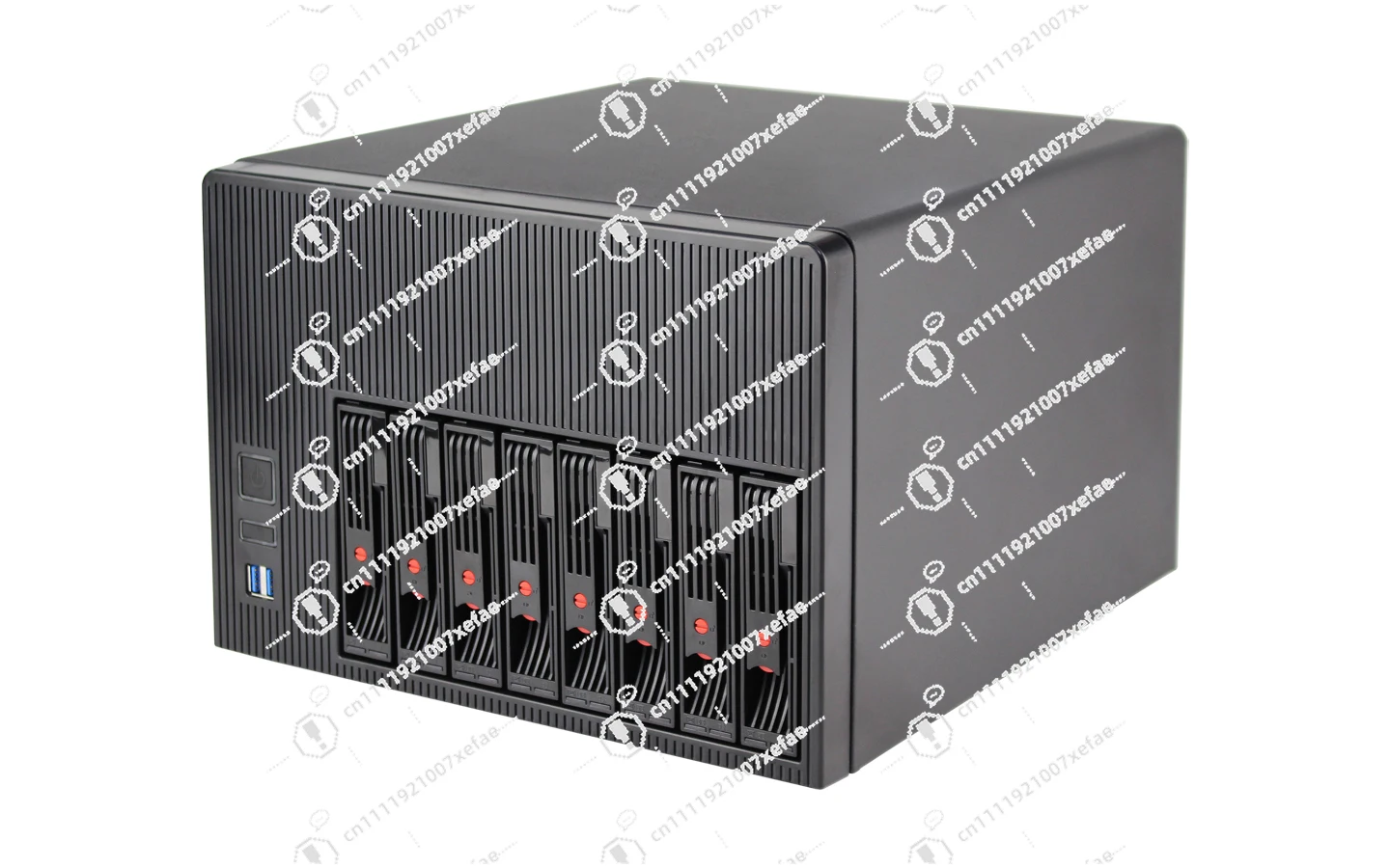 Custom 8-bay Nas chassis supports 2.5 or 3.5 