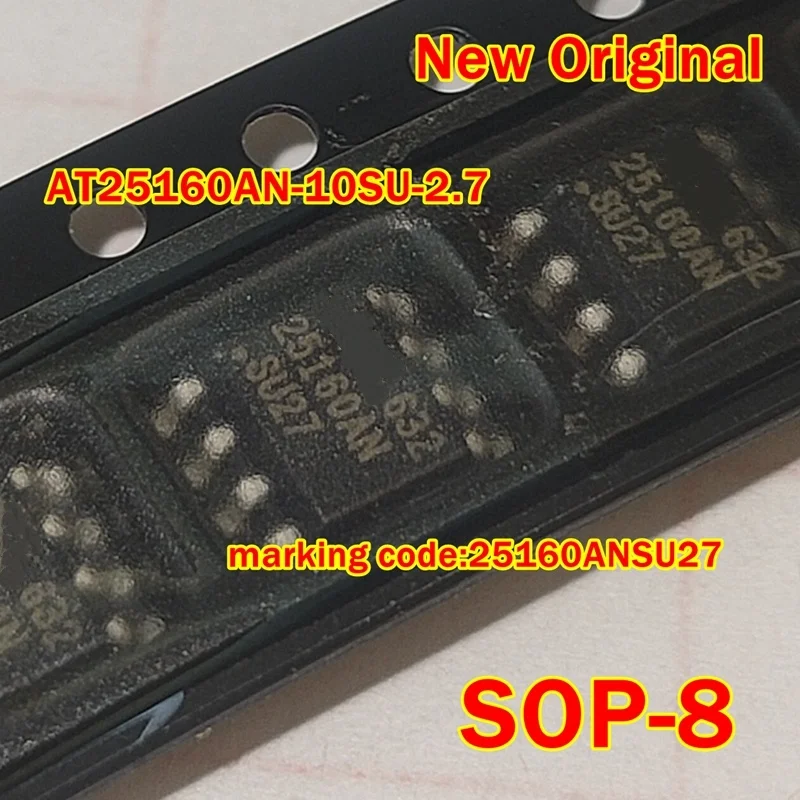 

1pcs to 100pcs AT25160AN-10SU-2.7 25160AN SOP-8 New Original marking code:25160ANSU27 SPI Serial EEPROMs