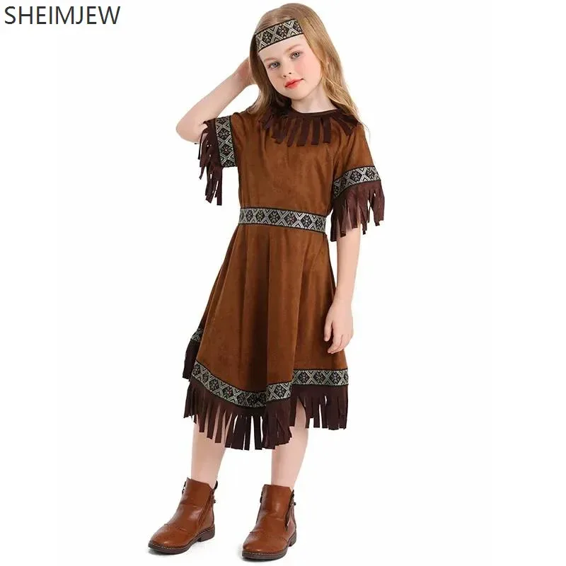 

Аниме Косплей Хэллоуин Девушки Американский Индийский Костюм Принцессы Ролевые Игры Дети Хэллоуин Примитивные Тетмена Маскарад 72-й