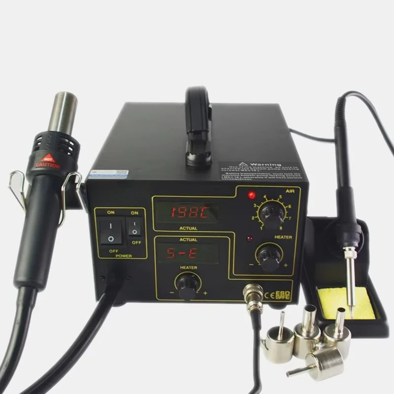 Gordak 952 2in1 Soldering Iron Hot air Smd Rework Station for Diode 1N4148