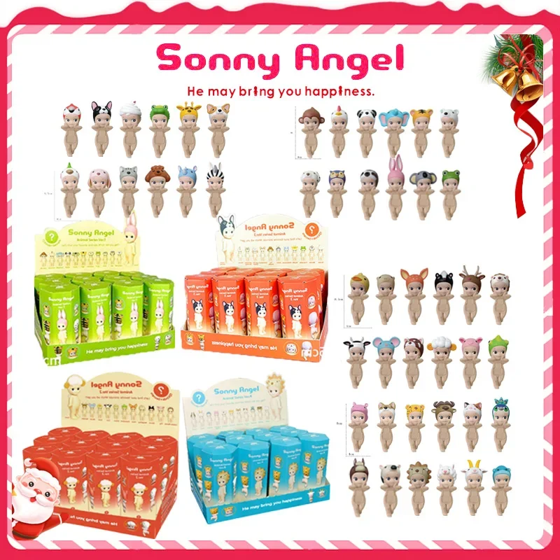 นอน Hippers กล่องตาบอด Sonny Angel ตัวเลขการกระทําน่ารัก Kawaii ลึกลับ Surprise ของเล่นอะนิเมะตุ๊กตาตุ๊กตาเด็กคริสต์มาส