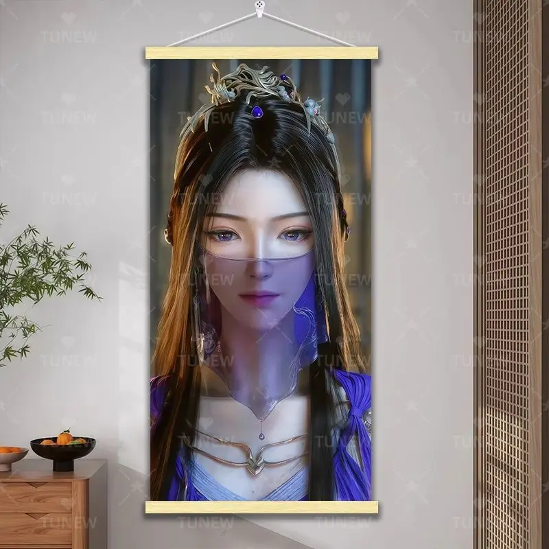 RMJI Song Yu Mu Peiling Zi Ling Yin Yue HD Anime Poster Wall Art Home Decor for Living Room Bedroom Study Room Vertical Scroll