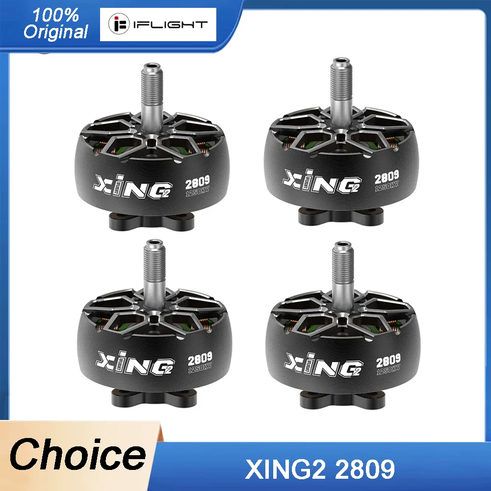 

iFlight XING2 2809 FPV Motor Unibell 800KV/1250KV 4-6S Compatible with 5mm Shaft for Drone Racing