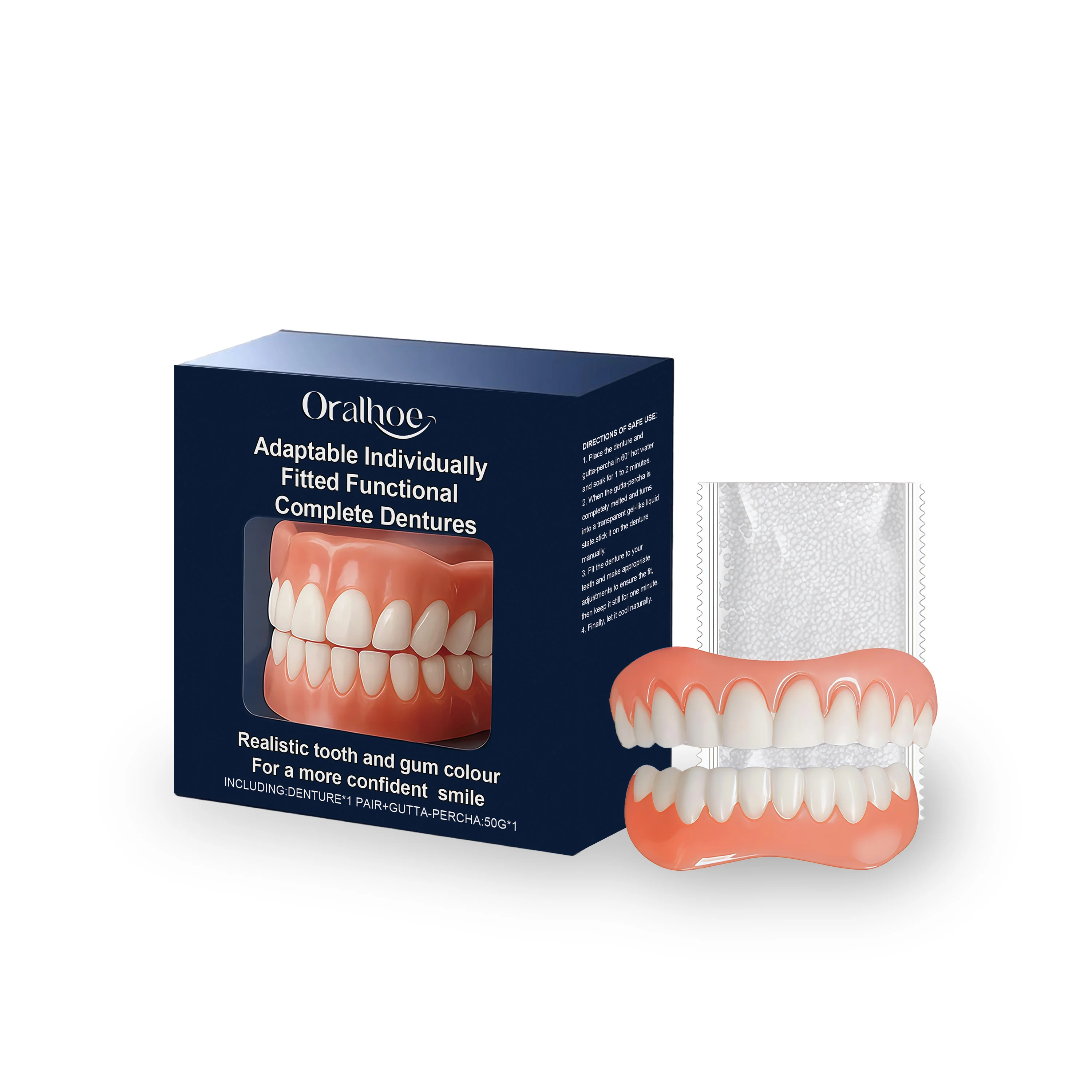 Oralhoe Denture Modification Set Enhances The Natural Safe Convenient Beauty Of Smile Comfortable Tooth Modification Denture Set