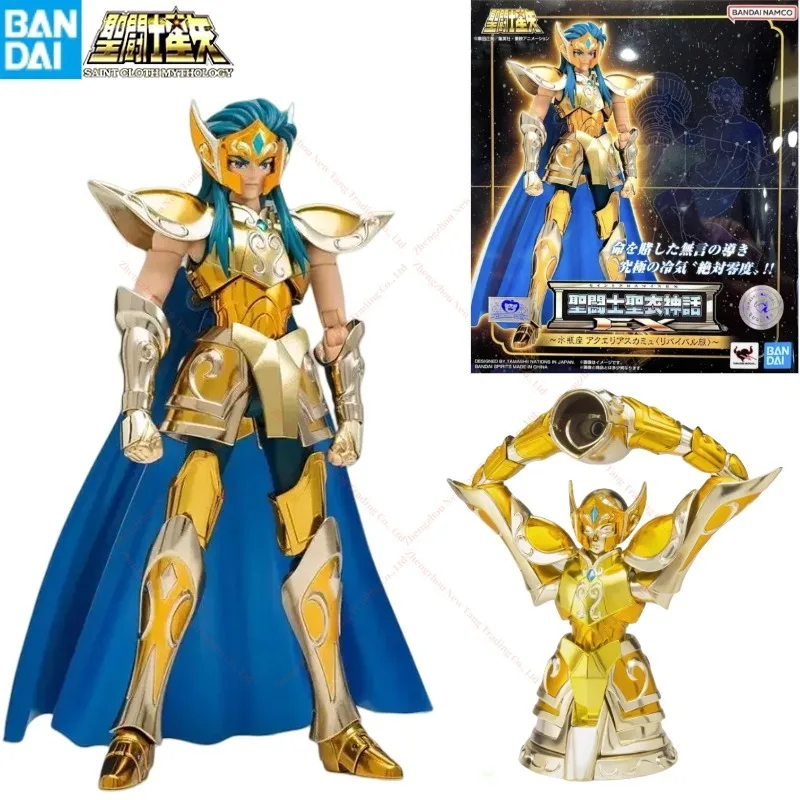 Original BANDAI Saint Seiya Myth Cloth Ex Aquarius Camus Rebirth Edition Knights of The Zodiac in Stock