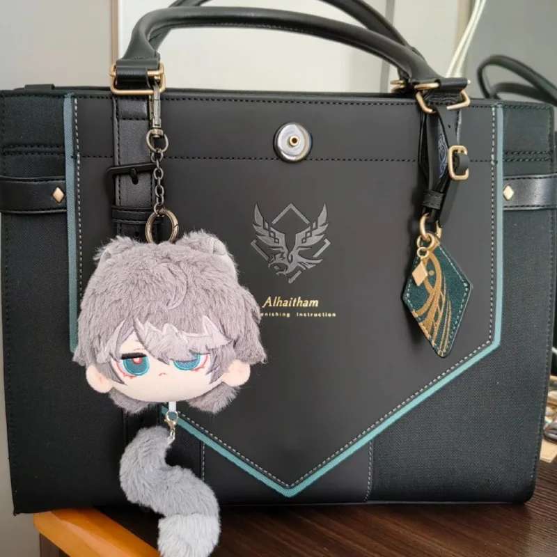 Alhaitham Bag MiHoYo Official Genuine Genshin Impact Alhaitham Theme Impression Series Tote Package Doujin Cosplay PU Bag Gifts