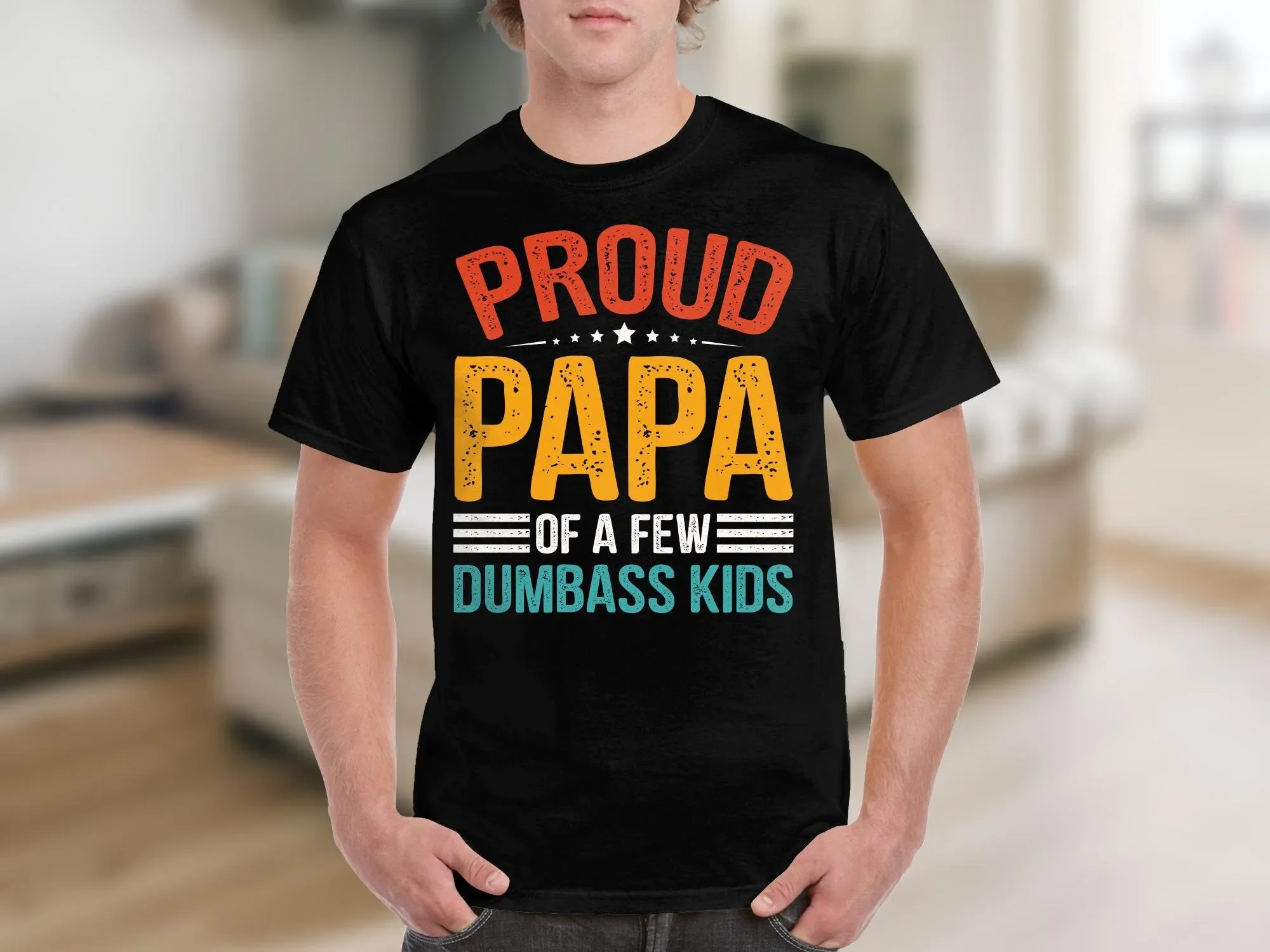 Camiseta divertida para niños, papá orgulloso del Día del Padre, dumblow