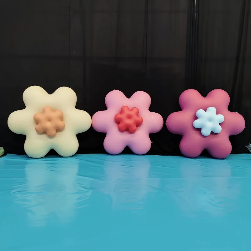 Hot Selling Hanging Ceiling Colorful Inflatable Flower Model for Party Event Wedding Decoration Accessory  izable Logo