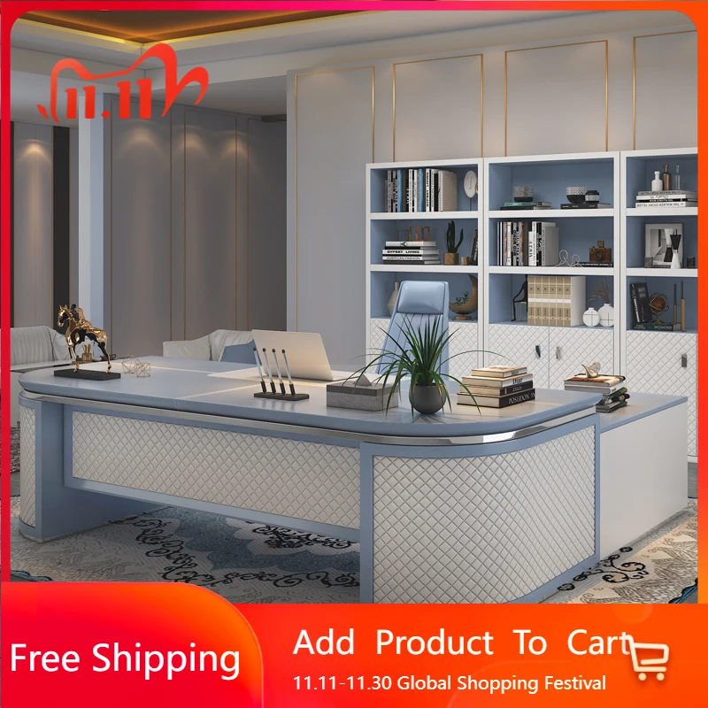 

Executive Organizers Office Desk Minimalist Lshaped Computer Office Desk Modern Standing Mesas Escritorio Commercial Furniture