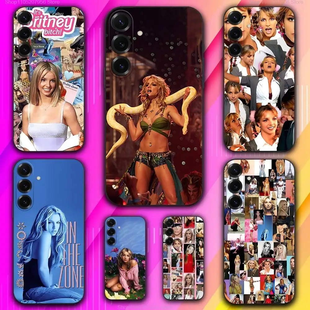 

B-Britney Singer SpearsS Shockproof For Samsung A 73,72,71,53,52,51,41,40,30,22,21,13,12,Note 20,10,9 Ultra Pro 5G Phone Case