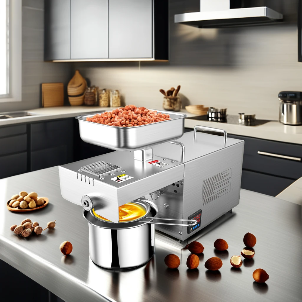 

5-7 кг/ч небольшие прессы для масла для домашнего использования, мини-арахис, грецкий орех, кокос, какао, соя, кунжут, подсолнух, винтовой пресс для масла, 720 Вт