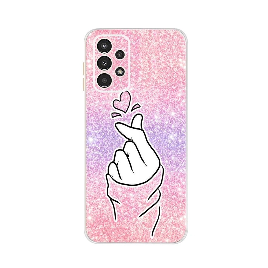 For Samsung A13 4G Case Cute Cartoon Painted Cover Silicone Soft Phone Case For Samsung Galaxy A13 A 13 Cover Coque 6.6\'\' Fundas