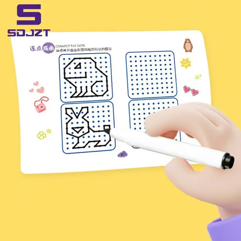 New Children Drawing Education Magical Tracing Workbook Reusable Copybook Pen Control Training Book